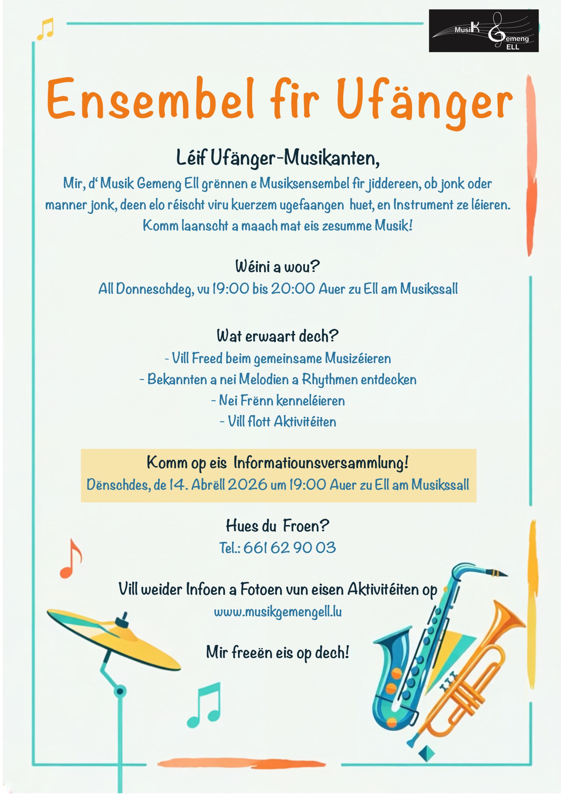 Ensemble fir Ufänger